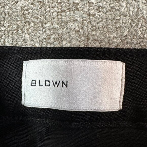 BLDWN Baldwin Vintage Straight Denim Jeans Black Women's Size 27 Classic / Work - Picture 4 of 6